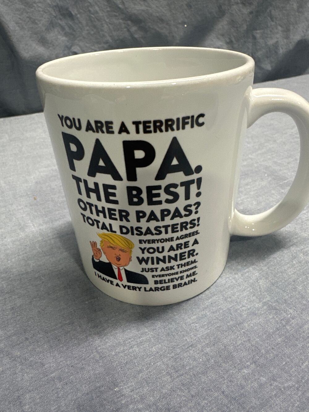 Funny President Donald Trump 11oz. Coffee Mug - Papa Grandpa Dad